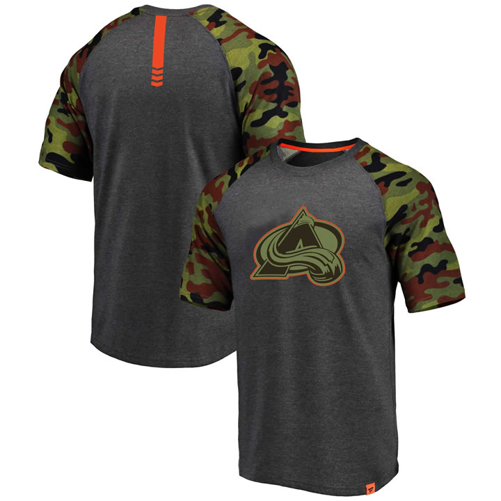 Colorado Avalanche Fanatics Branded Heathered GrayCamo Recon Camo Raglan T-Shirt,We sell and wholesale Colorado Avalanche Fanatics Branded Heathered GrayCamo Recon Camo Raglan T-Shirt on line form chian!